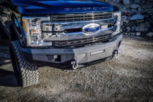 Ford F-250 Front Bumper - DV8 Offroad - FBFF2-03 - Sand texture black - `17-`20 Ford F-250 Front Bumper - DV8 Offroad - FBFF2-03 - Sand texture black - `17-`20